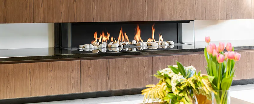 Double-height Fireplace Design Refurbishment in Chillum, Maryland